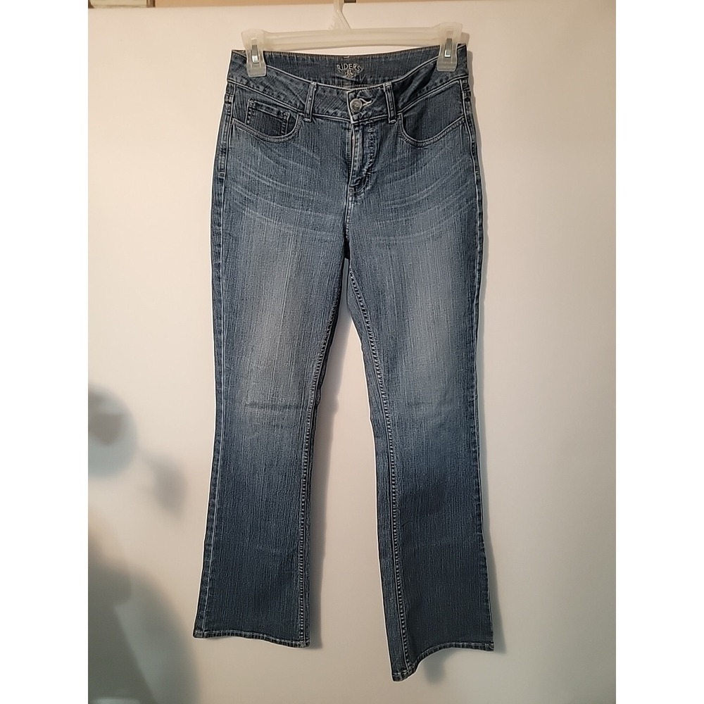 Lee Riders SZ 8 M Women's Mid Rise Bootcut Medium Wash Denim Jeans